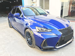 Artisan style carbon fiber front lip for Lexus IS