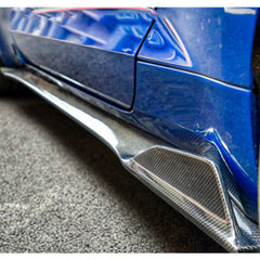 MX Style Factory price carbon fiber side skirt for Mustang 2015 up