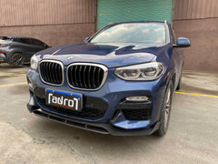 Carbon fiber rear diffuser for X3 G01 G08 front bumper lip