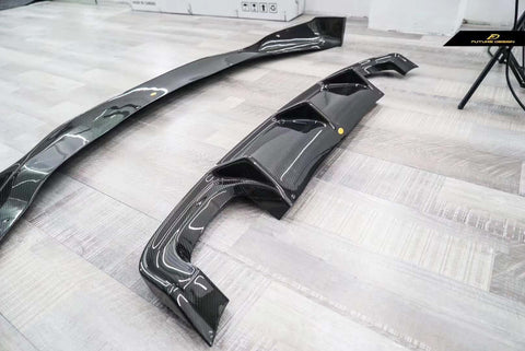 RKP Style Car Styling Carbon Fiber Front Bumper Lip  For X5M X6M F85 F86  Rear diffuser