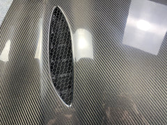 Giulia Quadrifoglio style dry carbon fiber bonnet cover for Romeo Giulia