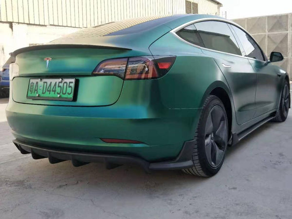 Real carbon Vorstenier spoiler for Tesla Model 3