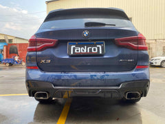 Carbon fiber rear diffuser for X3 G01 G08 front bumper lip