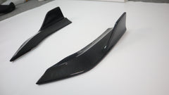 Carbon fiber rear diffuser side corners for  Q60