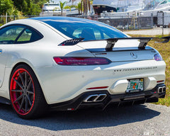 Renntech Style  Carbon Fiber  Rear Diffuser Body Kit For  Amg Gt Gts