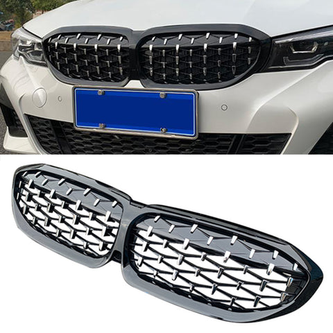 Diamond Style ABS body kit front grille for new BMW 3 series G20 G28 2019-2020 HOT SALE