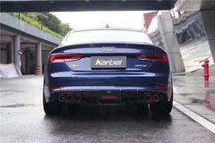 Carbon Fiber S5 Facelift rear bumper diffuser  for  A5 S5 8T 17-19