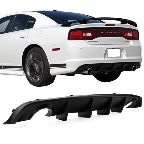 Carbon fiber sport version modified tail bumper diffuser car lip for Dodge char ger