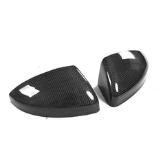 Carbon fiber body kit side mirrors cover for R8 MK3 TT RS Rearview Mirror Shell 2015+