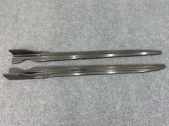X5 G05 modified Black Samurai style carbon fiber side skirt fit for X5 G05