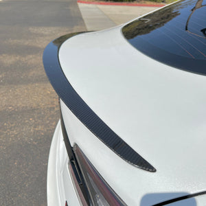 RPMtesla`S Supplier Dry carbon spoiler for Tesla Model S Plaid 2022
