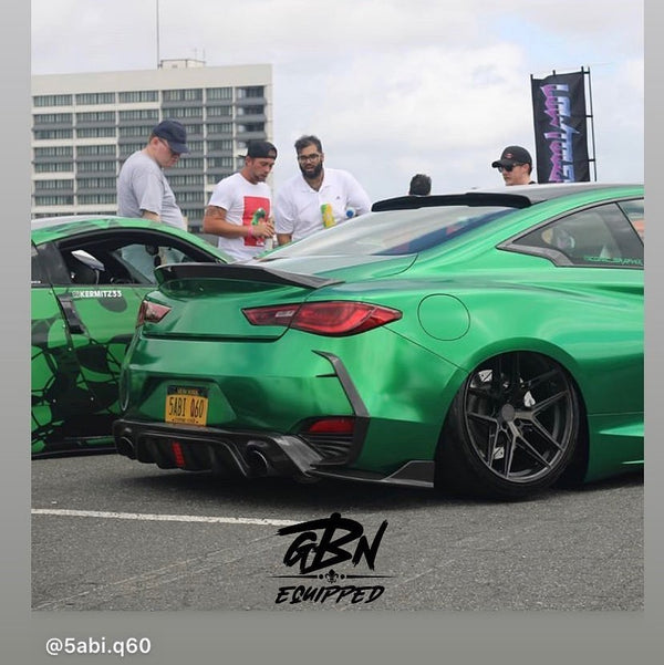 Infiniti Q60 carbon fiber ASPEC design spoiler