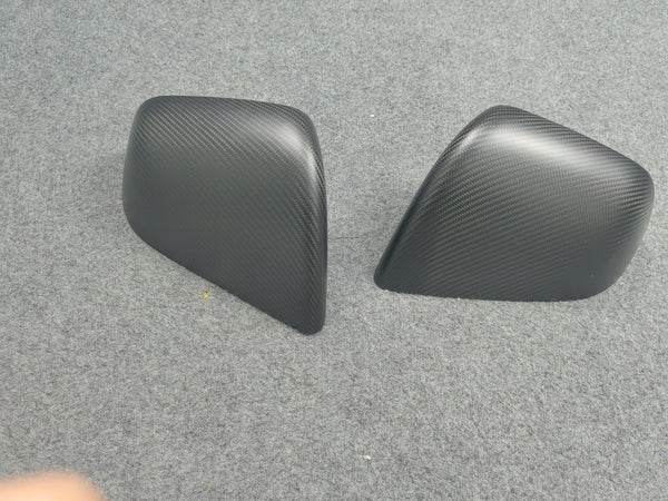 RPMtesla`S Supplier Tesla Model Y DRY CARBON OEM Sideview Mirror Overlays  (1 Pair)