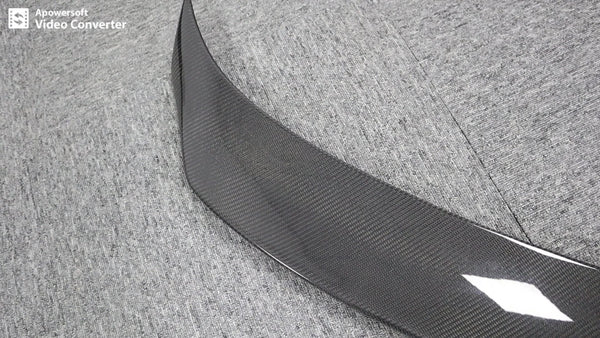 Artisan style carbon fiber car bumpers rear spoiler wing for Lexus IS