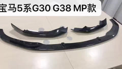 M-Performance style carbon fiber front bumper lip for 5 series bmw g30 g38