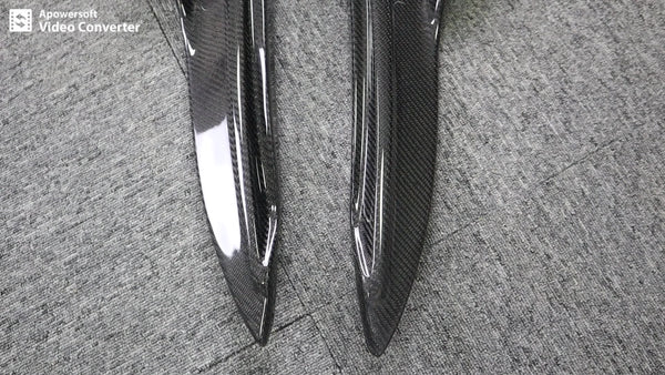 Artisan style carbon fiber  rear corners for Lexus IS