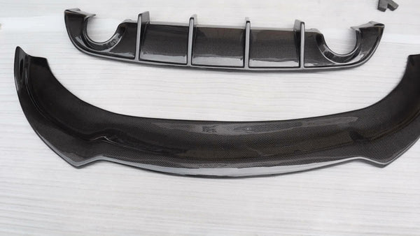 Carbon fiber sport version modified tail bumper diffuser car lip for Dodge char ger