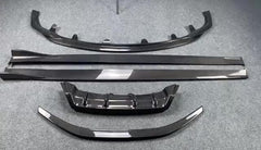 Carbon fiber front lip side skirts rear diffuser spoiler for RC350 RC F-sport 200LT