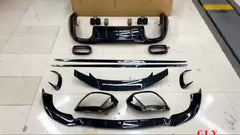 BS style carbon fiber body kit front bumper lip diffuser side skirts spoiler rear vent scoop For GT50 GT53