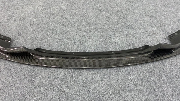 Front bumper 3D style carbon fiber front lip for 2 series F22