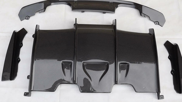 F82 M4 rear diffuser PSM design F80 m3 PSM carbon splitter