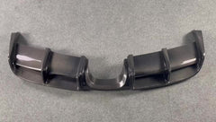 V style carbon fiber rear diffuser for porsche cayman 981 gt4  rear bumper lip