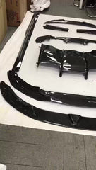 PSM style carbon fiber front lip diffuser side skirts, rear spoiler for F80 M3 F82 M4