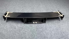 GTR R35 Nismo Style Carbon Fiber Rear Trunk Roof Spoiler With Brake Lights