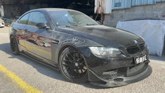 Carbon fiber front bumper canards for E92 M3 GT4 front lip