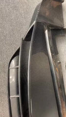 Revozport carbon fiber car bumpers front lip rear diffuser side skirts spoiler for Model X