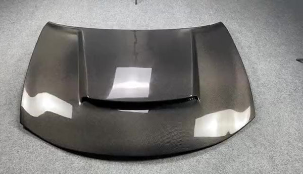 DM style carbon fiber hood for doger charger bonnet
