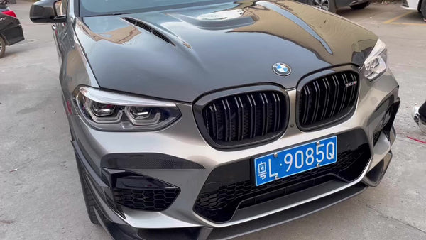 HM design  carbon fiber hood   for F97 X3M F98 X4M carbon bonnet