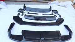 Carbon fiber body kit front lip rear diffuser for Bentayga V8 W12 instead