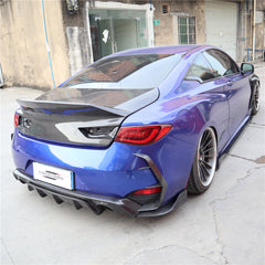 Infiniti Q60 carbon fiber duckbill trunk