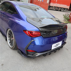 Infiniti Q60 carbon fiber duckbill trunk