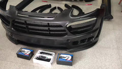 HM style carbon fiber car bumpers body kit hood bonnet for Porsche 958