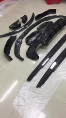MP style Carbon Fiber Front  Lip  Rear Diffuser Side Skirts spoiler grille Body Kit for  5 Series G30 G38